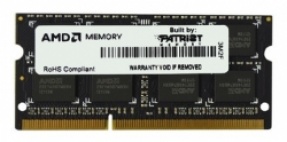 Модуль памяти AMD AE34G1339S2-UO DDR3- 4Гб, 1333, SO-DIMM, OEM