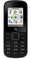 Мобильный телефон FLY DS103D, черный, моноблок, 2 сим карты