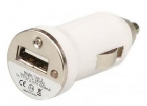 Автомобильное з/у WIIIX UCC-1-7WH, USB, 1000мА, белый