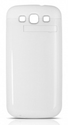 Чехол-аккумулятор DF SBattery-01, 3200 мАч, белый, для Samsung Galaxy S III
