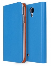 Чехол (флип-кейс) IMYMEE Classic Leather (S4C53142-CBL), голубой, для Samsung Galaxy S4