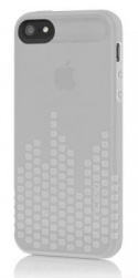 Чехол (флип-кейс) INCIPIO Frequency (IPH-1124-FRST), серый (полупрозрачный), для Apple iPhone 5