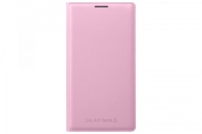 Чехол (флип-кейс) SAMSUNG Flip Wallet (EF-WN900BIEGRU), розовый, для Samsung Galaxy Note 3