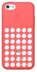 Чехол (клип-кейс) APPLE MF036ZM/A, розовый, для Apple iPhone 5c