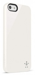 Чехол (клип-кейс) BELKIN F8W158vfC03, белый (лак), для Apple iPhone 5