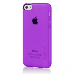 Чехол (клип-кейс) INCIPIO Feather Clear (IPH-1142-PRP), фиолетовый, для Apple iPhone 5c