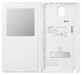 Чехол Samsung для Galaxy Note 3 EF-TN900BWR белый S-View Wireless (EF-TN900BWRGRU)