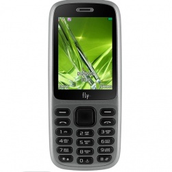 Мобильный телефон FLY DS115, серебристый, моноблок, 2 сим карты