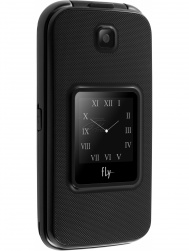 Мобильный телефон FLY Ezzy Trendy, черный, раскладной, 2 сим карты