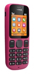 Мобильный телефон NOKIA 100, розовый, моноблок