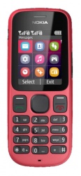 Мобильный телефон NOKIA 101, Coral Red, коралловый красный, моноблок, 2 сим карты