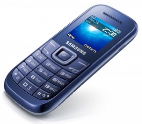 Мобильный телефон SAMSUNG GT-E1200 Keystone 2, синий, моноблок