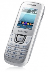Мобильный телефон SAMSUNG GT-E1282T, белый, моноблок, 2 сим карты