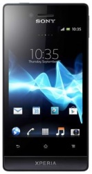 Смартфон SONY Xperia Miro ST23i, черный, моноблок