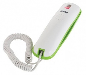 Телефон BBK BKT-108 RU, белый и зеленый