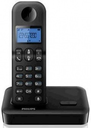Телефон DECT PHILIPS D1501B/51, черный