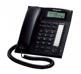 Телефон PANASONIC KX-TS2388RUB, черный