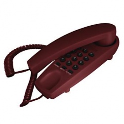 Телефон TEXET ТХ-225, бордовый
