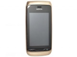 Мобильный телефон NOKIA Asha 308, светло-золотистый, моноблок, 2 сим карты