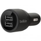 Автомобильное з/у BELKIN F5L102CW, 2xUSB, 30-pin (Apple), 2100мА, черный