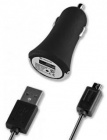 Автомобильное з/у DEPPA 11202, USB, microUSB, 1200мА, черный