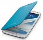 Чехол (флип-кейс) SAMSUNG EFC-1J9FBEGSTD, синий, для Samsung Note II
