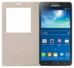 Чехол (флип-кейс) SAMSUNG S View Cover (EF-CN900BUEGRU), бежевый, для Samsung Galaxy Note 3