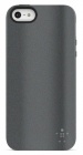 Чехол (клип-кейс) BELKIN F8W126vfC00, темно-серый, для Apple iPhone 5