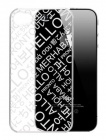 Чехол (клип-кейс) G-CUBE GPCR-4SH, прозрачный/золотистый, для Apple iPhone 4