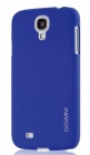 Чехол (клип-кейс) GGMM Frosted-S4, синий, для Samsung Galaxy S4