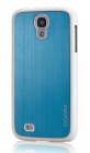 Чехол (клип-кейс) GGMM Proto-S4, голубой/белый, для Samsung Galaxy S4