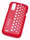Чехол (клип-кейс) HTC HC C800, красный, для HTC Desire X/Desire V