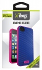 Чехол (клип-кейс) IFROGZ Breeze (IP5BZ-BLPK), синий/розовый, для Apple iPhone 5