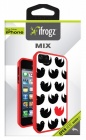 Чехол (клип-кейс) IFROGZ Mix (IP5MIX-BBD), черный, для Apple iPhone 5