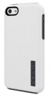 Чехол (клип-кейс) INCIPIO DualPro (IPH-1145-WHT), белый/серый, для Apple iPhone 5c