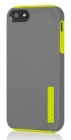 Чехол (клип-кейс) INCIPIO DualPro (IPH-819), серый/желтый, для Apple iPhone 5