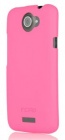 Чехол (клип-кейс) INCIPIO Feather (HT-280), розовый, для HTC One X