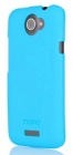 Чехол (клип-кейс) INCIPIO Feather (HT-281), голубой, для HTC One X