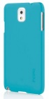 Чехол (клип-кейс) INCIPIO Feather (SA-483-CYN), голубой, для Samsung Galaxy Note 3