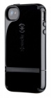 Чехол (клип-кейс) SPECK CandyShell Flip, черный/темно-серый, для Apple iPhone 4/4S
