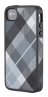 Чехол (клип-кейс) SPECK FabShell MegaPlaid, черный, для Apple iPhone 4/4S