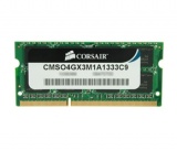 Модуль памяти CORSAIR CMSO4GX3M1A1333C9 DDR3- 4Гб, 1333, SO-DIMM, Ret