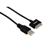 Кабель HAMA H-93577, USB- 30-pin (Apple), 1.5м черный [00093577]