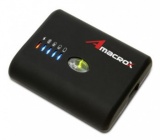 Мобильный аккумулятор AMACROX PB5200, 5200мAч, черный [pgb0100402]