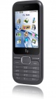 Мобильный телефон FLY DS125, темно-серый, моноблок, 2 сим карты