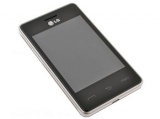 Мобильный телефон LG T375, белый титан, моноблок, 2 сим карты