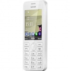 Мобильный телефон NOKIA 206 DUAL SIM, белый, моноблок, 2 сим карты