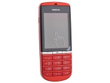 Мобильный телефон NOKIA Asha 300, красный, моноблок