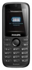 Мобильный телефон PHILIPS Xenium X1510, темно-синий, моноблок, 2 сим карты