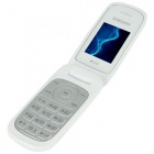 Мобильный телефон SAMSUNG GT-E1272, белый, раскладной, 2 сим карты